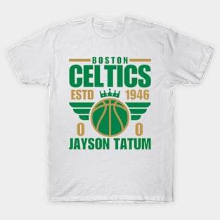 Boston Celtics Tatum 0 Basketball Retro T-Shirt